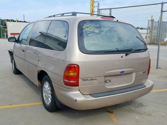 2FMDA5140WBA66841 - 1998 FORD WINDSTAR W GOLD photo 3