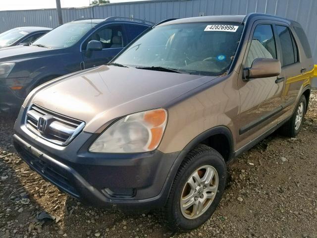 JHLRD78893C004326 - 2003 HONDA CRV BROWN photo 2