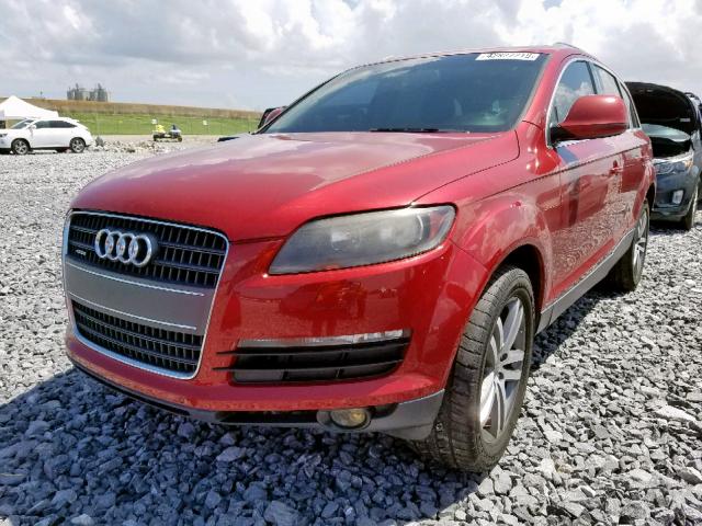 WA1AY74L49D024005 - 2009 AUDI Q7 3.6 QUA MAROON photo 2