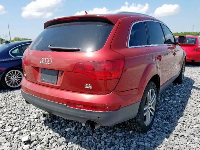 WA1AY74L49D024005 - 2009 AUDI Q7 3.6 QUA MAROON photo 4