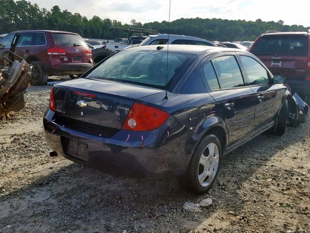 1G1AL58F387145563 - 2008 CHEVROLET COBALT LT BLUE photo 4