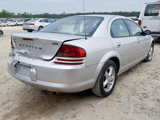 1B3EL46X06N127594 - 2006 DODGE STRATUS SX SILVER photo 4