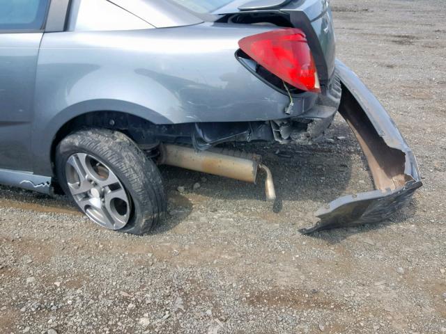 1G8AW12F85Z181730 - 2005 SATURN ION LEVEL GRAY photo 9