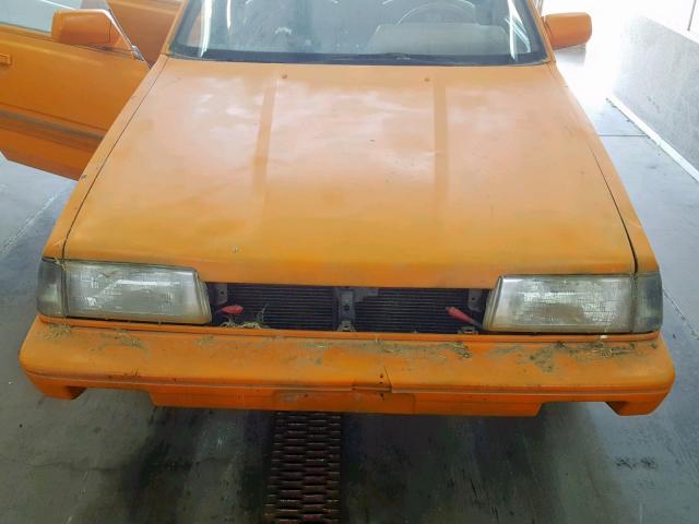 JF2AN52BXND410212 - 1992 SUBARU LOYALE ORANGE photo 7