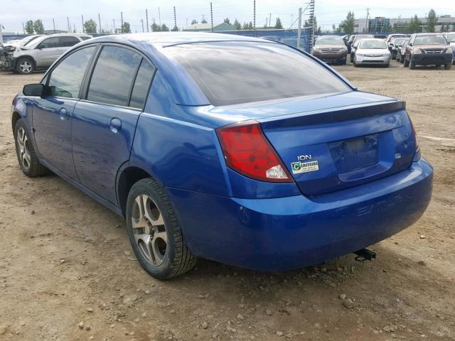 1G8AZ52F85Z153845 - 2005 SATURN ION LEVEL BLUE photo 3