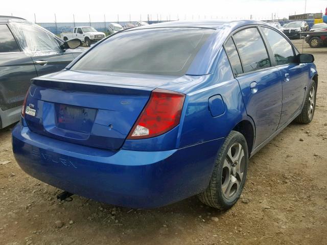 1G8AZ52F85Z153845 - 2005 SATURN ION LEVEL BLUE photo 4