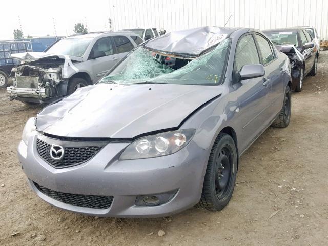 JM1BK123061499546 - 2006 MAZDA 3 S GRAY photo 2