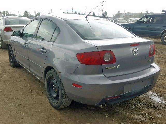 JM1BK123061499546 - 2006 MAZDA 3 S GRAY photo 3