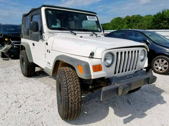 1J4FA39S06P768522 - 2006 JEEP WRANGLER X WHITE photo 1