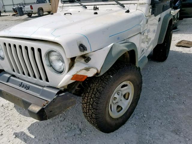 1J4FA39S06P768522 - 2006 JEEP WRANGLER X WHITE photo 9