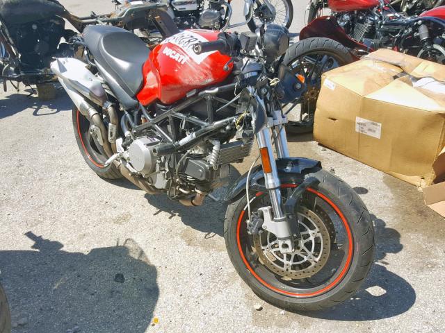 ZDM1RAANX7B099990 - 2007 DUCATI MONSTER S2 RED photo 1