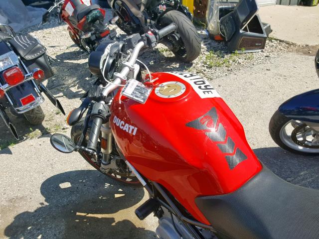 ZDM1RAANX7B099990 - 2007 DUCATI MONSTER S2 RED photo 5