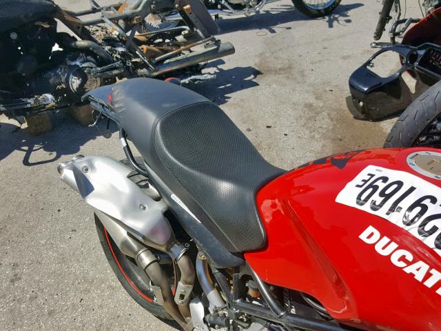 ZDM1RAANX7B099990 - 2007 DUCATI MONSTER S2 RED photo 6