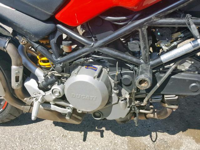 ZDM1RAANX7B099990 - 2007 DUCATI MONSTER S2 RED photo 7