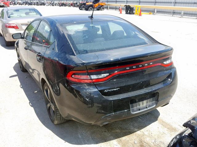 1C3CDFBB2FD266838 - 2015 DODGE DART SXT BLACK photo 3