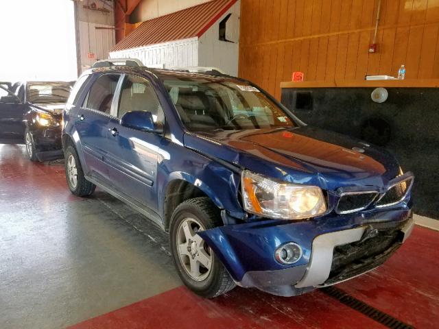 2CKDL43F186322996 - 2008 PONTIAC TORRENT BLUE photo 1