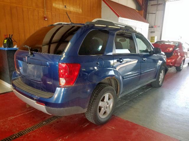 2CKDL43F186322996 - 2008 PONTIAC TORRENT BLUE photo 4