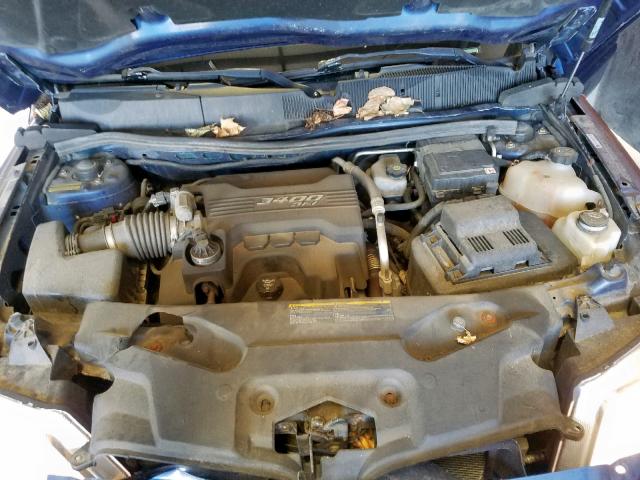 2CKDL43F186322996 - 2008 PONTIAC TORRENT BLUE photo 7