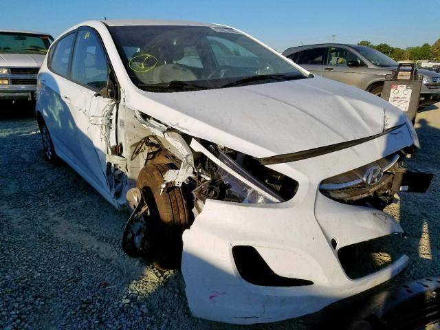 KMHCT5AE1GU268243 - 2016 HYUNDAI ACCENT SE WHITE photo 1