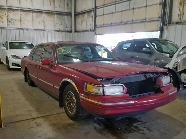 1LNLM81W5SY641180 - 1995 LINCOLN TOWN CAR E BURGUNDY photo 1