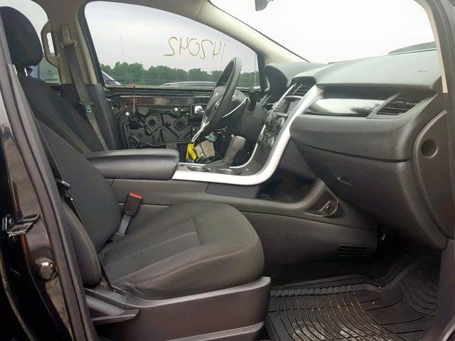 2FMDK3GC6CBA50266 - 2012 FORD EDGE SE BLACK photo 5