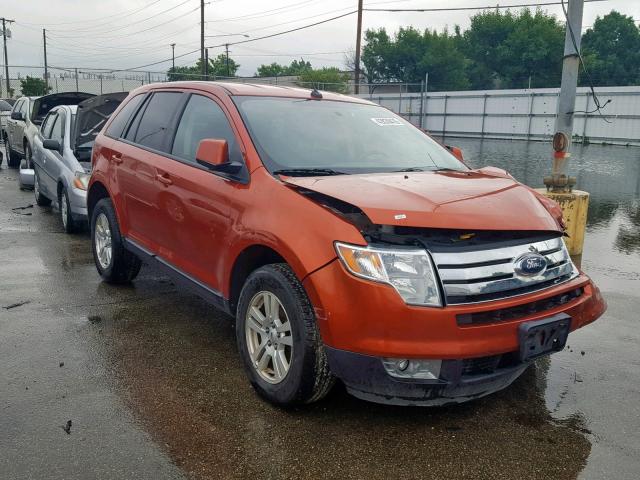 2FMDK38CX7BB61083 - 2007 FORD EDGE SEL ORANGE photo 1