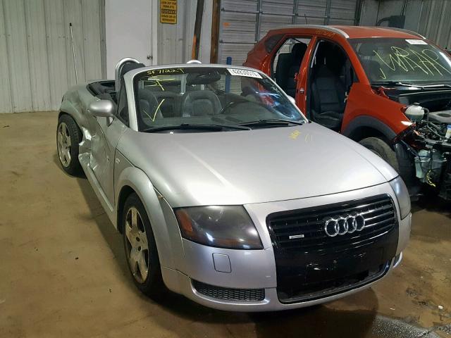 TRUUT28N121036898 - 2002 AUDI TT QUATTRO SILVER photo 1