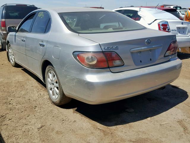 JTHBF30G230098330 - 2003 LEXUS ES 300 SILVER photo 3