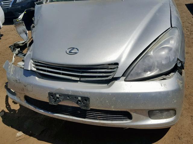 JTHBF30G230098330 - 2003 LEXUS ES 300 SILVER photo 7