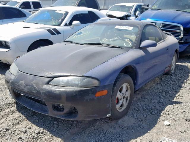 4A3AK34Y7XE027173 - 1999 MITSUBISHI ECLIPSE RS TWO TONE photo 2