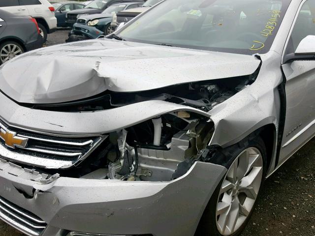 1G1125S30JU146033 - 2018 CHEVROLET IMPALA PRE ვერცხლისფერი ფოტო 9