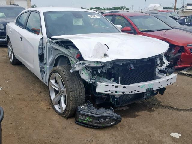 2C3CDXHG6JH272310 - 2018 DODGE CHARGER SX WHITE photo 1