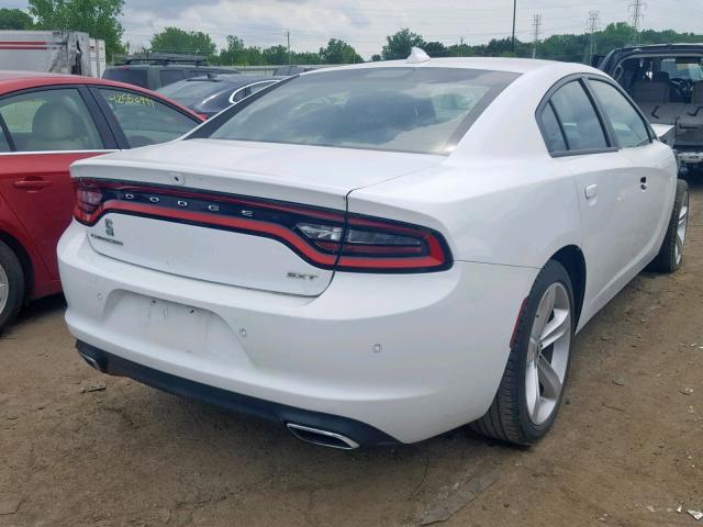 2C3CDXHG6JH272310 - 2018 DODGE CHARGER SX WHITE photo 4