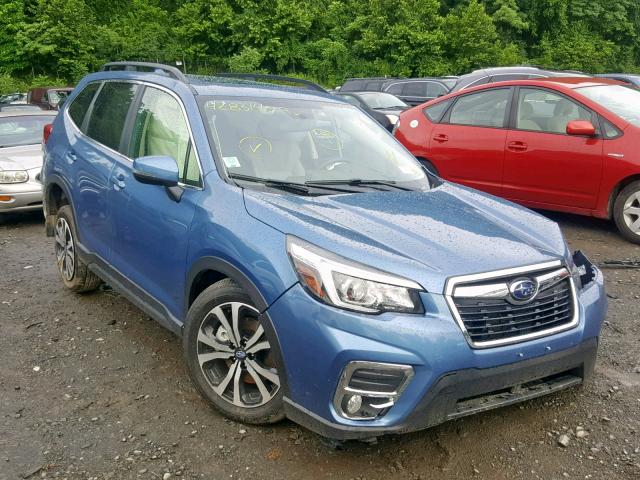 JF2SKAUC7KH448867 - 2019 SUBARU FORESTER L BLUE photo 1