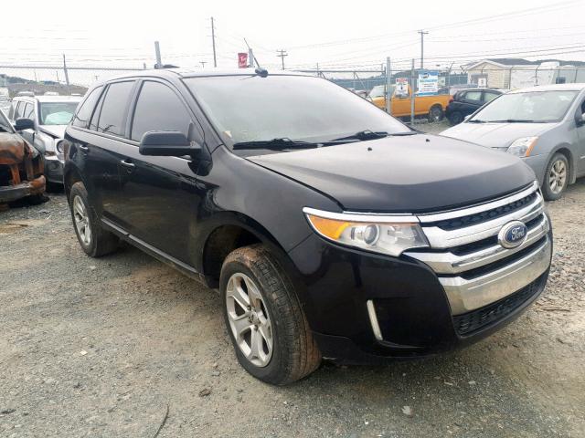 2FMDK4JC6DBA69724 - 2013 FORD EDGE SEL BLACK photo 1