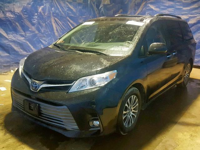 5TDYZ3DCXKS010923 - 2019 TOYOTA SIENNA LIM BLACK photo 2