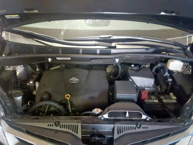 5TDYZ3DCXKS010923 - 2019 TOYOTA SIENNA LIM BLACK photo 7