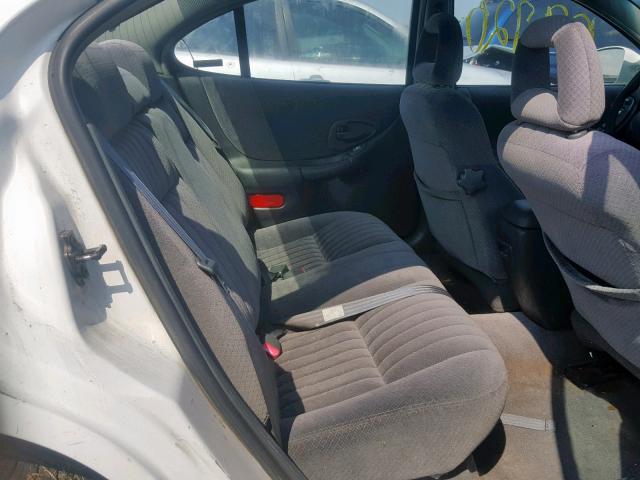 1G2WJ52J8YF125951 - 2000 PONTIAC GRAND PRIX WHITE photo 6