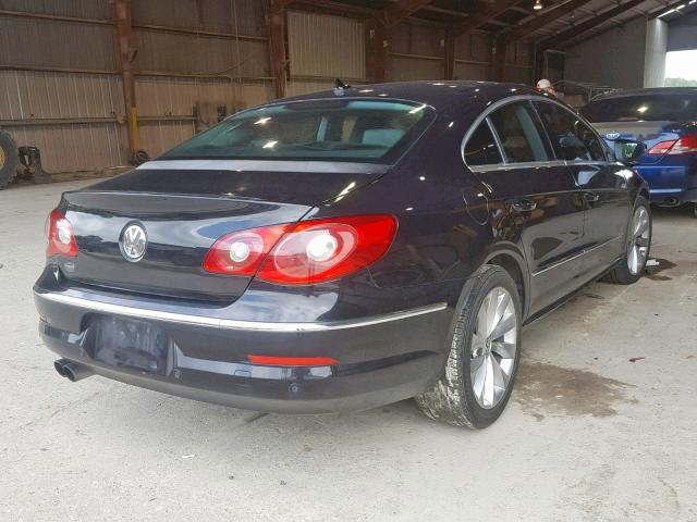 WVWEU73C29E526073 - 2009 VOLKSWAGEN CC BLACK photo 4