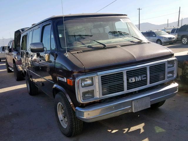 1GDEG25K9L7524505 - 1990 GMC RALLY WAGO BROWN photo 1