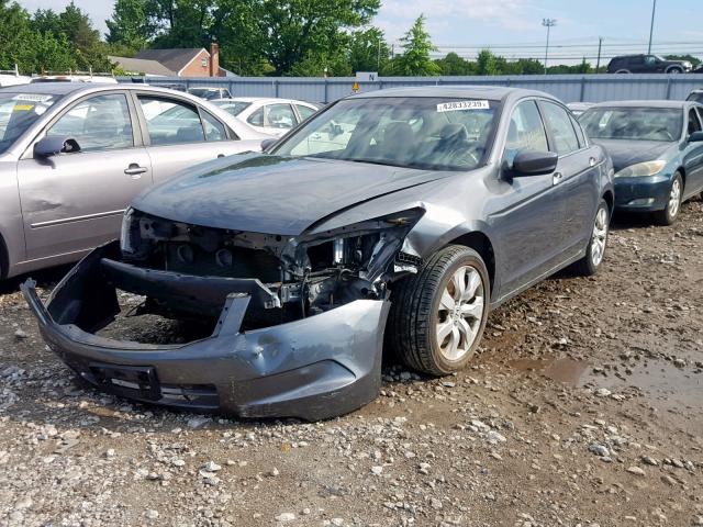 1HGCP26828A075694 - 2008 HONDA ACCORD EXL GRAY photo 2