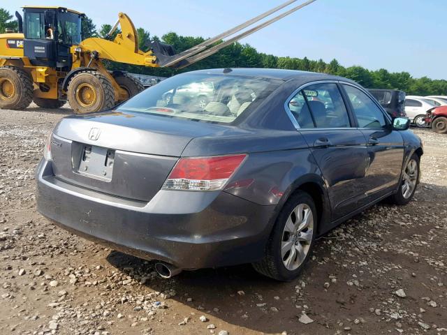 1HGCP26828A075694 - 2008 HONDA ACCORD EXL GRAY photo 4