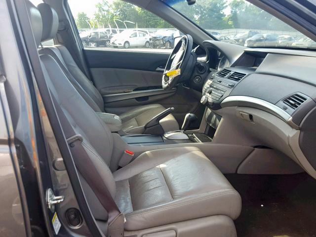 1HGCP26828A075694 - 2008 HONDA ACCORD EXL GRAY photo 5