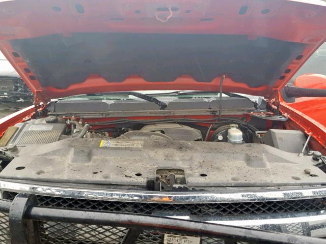 3GCEK23359G246620 - 2009 CHEVROLET SILVERADO RED photo 7