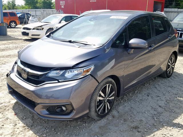 3HGGK5H82JM711666 - 2018 HONDA FIT EX GRAY photo 2