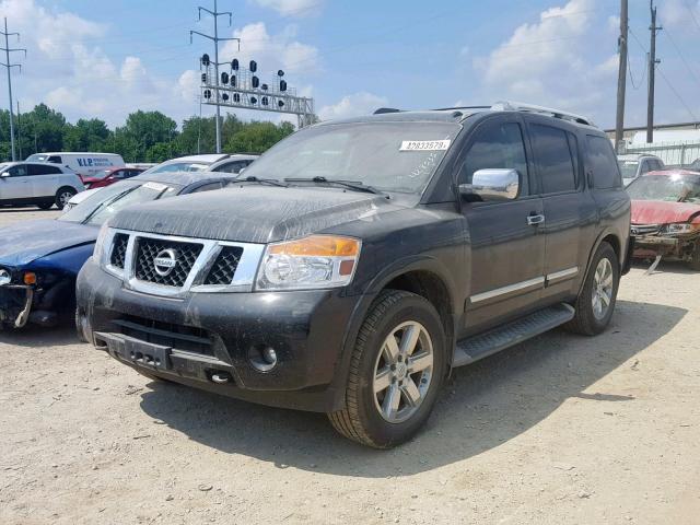 5N1AA0NE6EN601781 - 2014 NISSAN ARMADA PLA BLACK photo 2