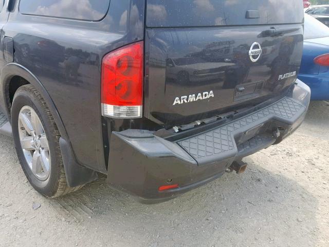 5N1AA0NE6EN601781 - 2014 NISSAN ARMADA PLA BLACK photo 9