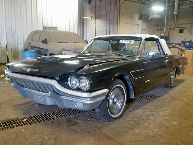 5Y85Z165437 - 1965 FORD T-BIRD BLACK photo 2