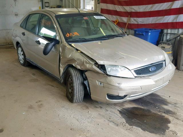 1FAFP34N17W119704 - 2007 FORD FOCUS ZX4 TAN photo 1