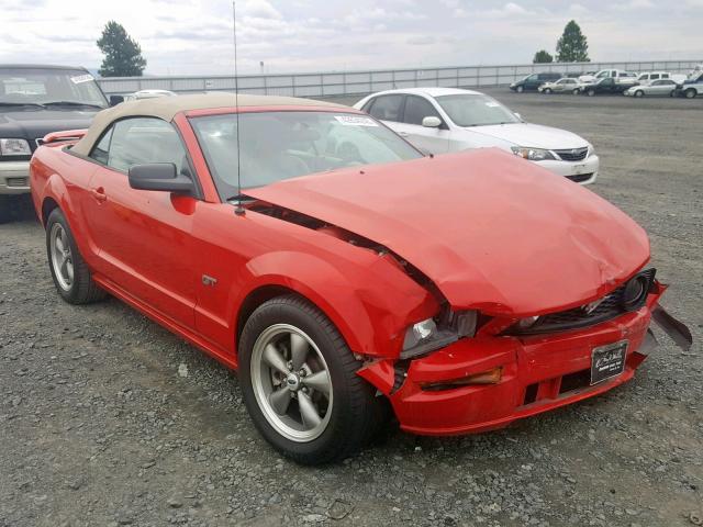 1ZVHT85H665133684 - 2006 FORD MUSTANG GT RED photo 1